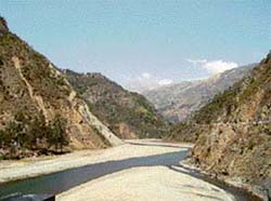 The proposed Renuka Dam site near Dadahu.