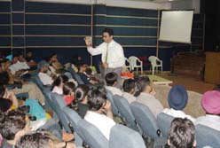 A Wipro team in the process of selecting candidates at the Lovely Institute.