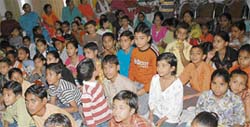 Students enjoy annual function of Hamari Kaksha held at Community Centre , Sector 8.