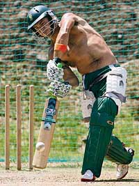 Australia would be wary of in-form Herschelle Gibbs. Gibbs smashed 175 in a stunning one-wicket series-clinching win in Johannesburg in 2006 chasing Australias record total of 434. 