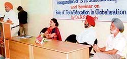 2Dr N.P Singh, dean examination, PTU, inaugurates the ISTE students chapter.
