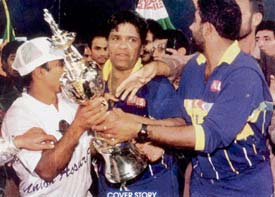 Arjuna Ranatunga led Sri Lanka to victory in the 1996 World Cup.