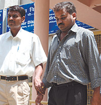 Ashish Bansal, UDC of Vaish Co-Operative New Bank Ltd, Daryaganj, was arrested for duping the bank of Rs 48 lakh in the Capital on Friday.