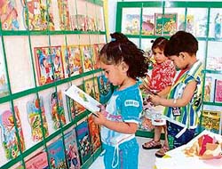 Students of Lovely Lotus get engrossed in the world of books