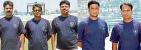 From left: Rajdeep Kalsi, Munish Bali, Bharti Vij, Vishwas Walavalkar and Abhishek Joshi