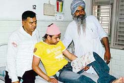 Amit Midda, who was injured while intervening in a brawl during a marriage function in Ludhiana