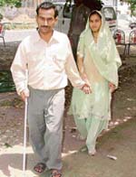 For Surinder Pal and Gagandeep, a jobless and visually impaired couple, making both ends meet has become an ordeal.