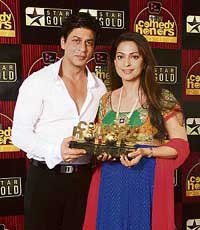 SRK & Juhi Chawla