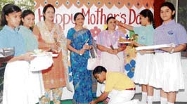 Mothers of KVM School students at a meet organised by the school to celebrate Mothers Week