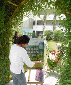 Students of Ramgarhia Girls College exhibit their talent in Ludhiana