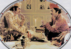 Sanjeev Kumar and Sayeed Jaffrey in Shatranj ke Khiladi