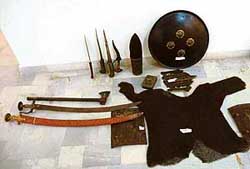 The soldiers armour.