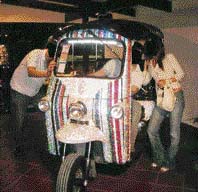 Crystal-encrusted auto from Thailand