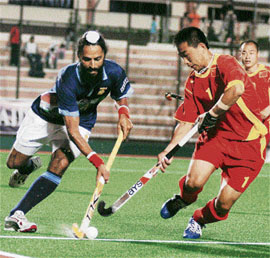 Olympian Carvalho has several talented young players at his disposal, such as the energetic Rajpal Singh.