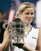 Kim Clijsters was a tennis player of considerable talent, but injury and inconsistency made her settle for just one Grand Slam triumph  the 2005 US Open.