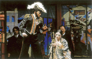 Medea  a dishonoured Asian with mystic powers  in a Japanese tea-house