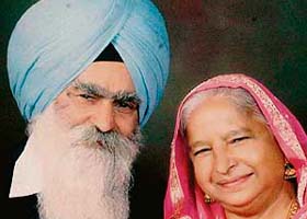 Sucha Singh and his wife Balbir Kaur 
