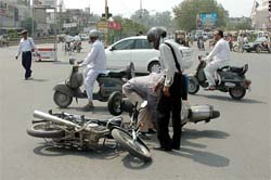 WATCH OUT: With increasing number of accidents, BMC Chowk in Jalandhar has become an 