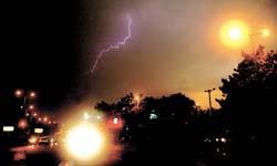 That's not the graph of the rising inflation, but the lightning in the Capital 
