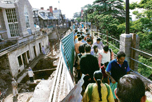 The renovation of Gaiety Theatre at The Ridge spells inconvenience for tourists as well as residents of Shimla.