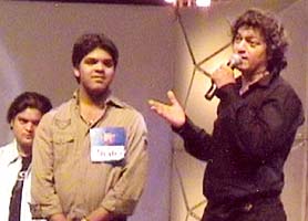 Dipin Kumar Adhiwal auditions for the show along with music composer Aadesh Shrivastav.