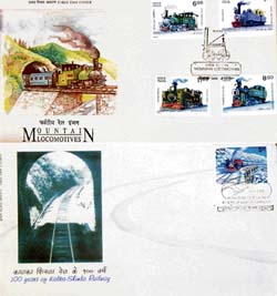 Two stamps on the Kalka-Shimla railway line along with first-day covers have been issued by the Department of Posts in the past few years