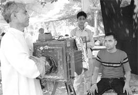 This old-world camera belonging to Ramesh Kumar is a rare sight in this digital era