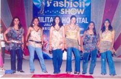 A fashion show organised at Military Hospital in Jalandhar