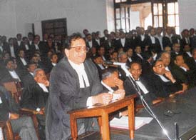 V.C Misra: The senior lawyer displayed a propensity to browbeat the judiciary