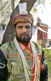 Zakir as Shikoh in Upanishad Ganga