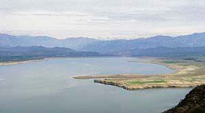 The Ranjit Sagar Dam.