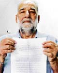 Bhajan Singh, with his complaint