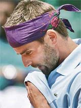 Frances Arnaud Clement reacts after losing to Croatias Ivan Ljubicic at the 2007 French Open. French hopes of a first mens singles title at Roland Garros since Yannick Noah nearly a quarter of a century ago have been dashed after the defeat of their top players in the opening two roundsFrances Arnaud Clement reacts after losing to Croatias Ivan Ljubicic at the 2007 French Open. French hopes of a first mens singles title at Roland Garros since Yannick Noah nearly a quarter of a century ago have been dashed after the defeat of their top players in the opening two rounds