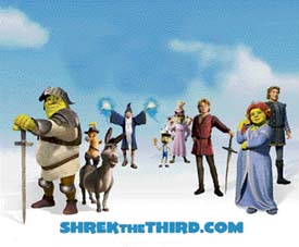 Shrek 3 will soon be hitting the screens 
