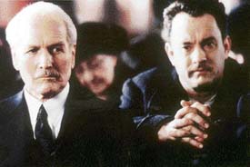 SWANSONG: Paul Newman (left) with Tom Hanks in Road to Perdition (2002)