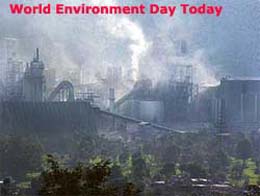 When the world is preoccupied with devising means to improve worsening environment, the Himachal Government is welcoming the highly polluted cement industry by signing various MoUs for setting up plants. Seen in the picture is the ACC plant at Barmana on the border of Mandi and Bilaspur districts, emitting pollutants.