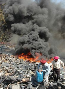 Items worth lakhs of rupees were gutted.