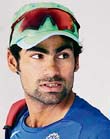 Mohammad Kaif leaves the National Cricket Academy after the first day of the batsmens camp in Bangalore