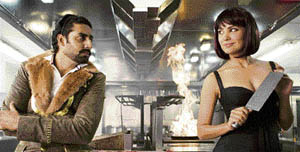 Abhishek Bachchan and Lara Dutta in Jhoom Barabar Jhoom