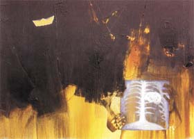 A painting by Somnath Adhikary