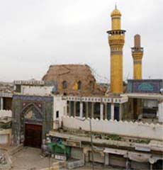 A file photo of the Shiite Golden Mosque after it was destroyed by suspected Al-Qaida militants in a bomb attack last year, in Samara, 96 km north of Baghdad