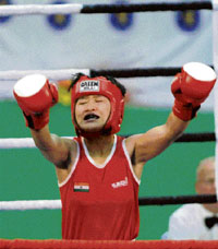 Womens boxing world champion Jenny Lalremliani, who won a gold medal for Mizoram at the National Games, tested positive for furosemide, a diuretic.