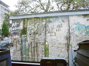 Treat for tourists: Remnants of the Berlin Wall