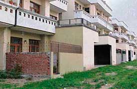 The Chandigarh administration seems to be blind to serious violations at the rear of flats in the Progressive House Building Society, Sector 50, Chandigarh.