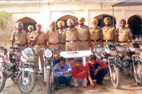 The accused in police custody