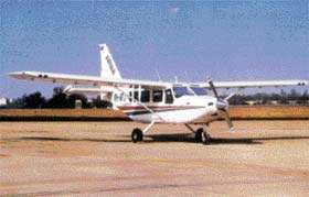 The German-manufactured Microlight CSTW Advance in which the IAF crew is on round-the-world expedition
