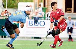 India converted only six of the 25 penalty corners they received during the Champions Challenge tournament in Belgium.