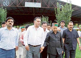 Chief Minister Virbhadra Singh at Dera Sacha Sauda, Chachian