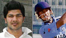 Punjabs Karan Goel (left) and Saurashtras Cheteshwar Pujara have been chosen on the basis of their consistent performances on the domestic circuit