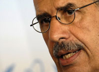 International Atomic Energy Agency chief Mohamed ElBaradei. 